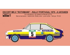 Decal – Ford Escort RS 1800 „Rothmans“  Portugal rally 1979